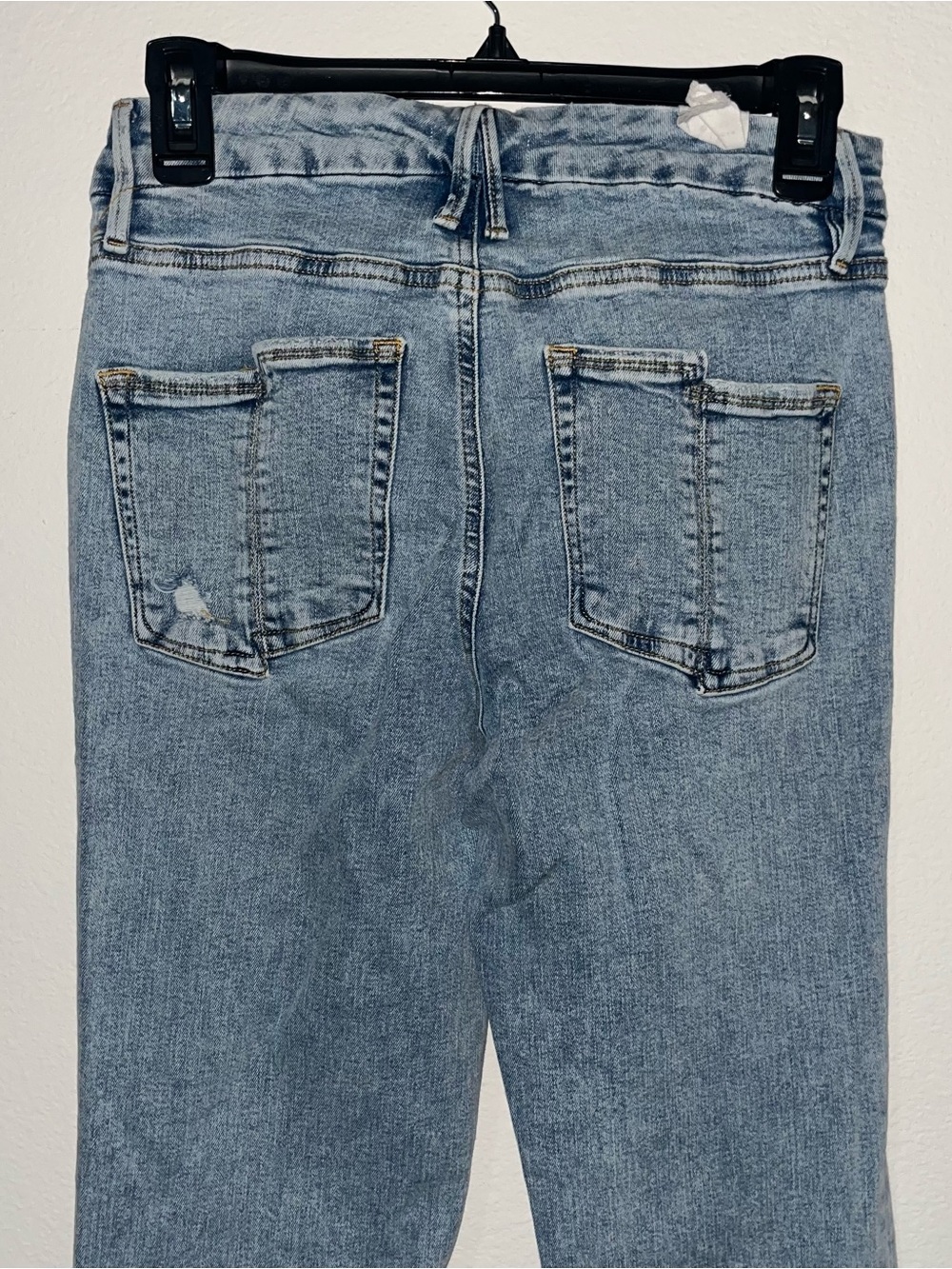 Good American Women's Light Blue Flared Jeans - Picture 6 of 8